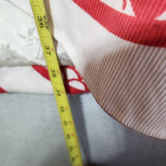 Vintage Wrap Skit Medium Cutom Made Pink And Cream A-Line Skirt See Pictures - Picture 5 of 12